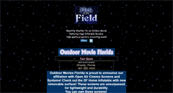 Desktop Screenshot of outdoormoviesflorida.com